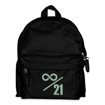 Bitcoin 21 Millionen Limit - Unendlich Wertvoll - Kinder Rucksack - Schwarz - Vorne