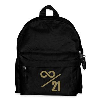Bitcoin 21 Millionen Limit - Unendlich Wertvoll - Kinder Rucksack - Schwarz - Vorne