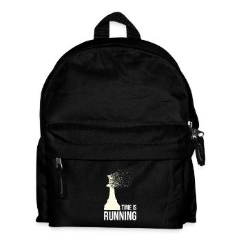 Schach Time is Running Zersteuben Dispersion König - Kids' Backpack - black - Front