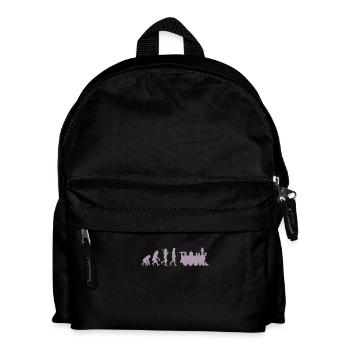 Evolution Eisenbahn Lokomotive - Kinder Rucksack - Schwarz - Vorne