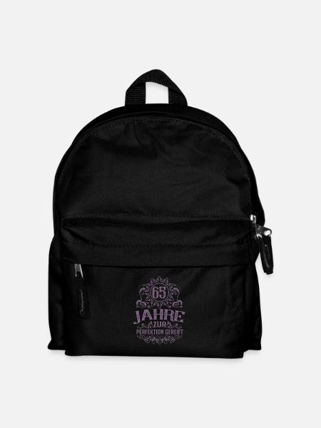 65. Geburtstag Sprüche Zur Perfektion gereift - Kinder Rucksack - Schwarz
