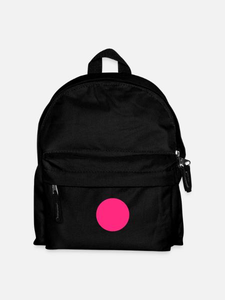 Kreis Rosa - Kinder Rucksack - Schwarz