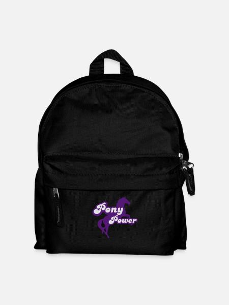 Pony - Kinder Rucksack - Schwarz