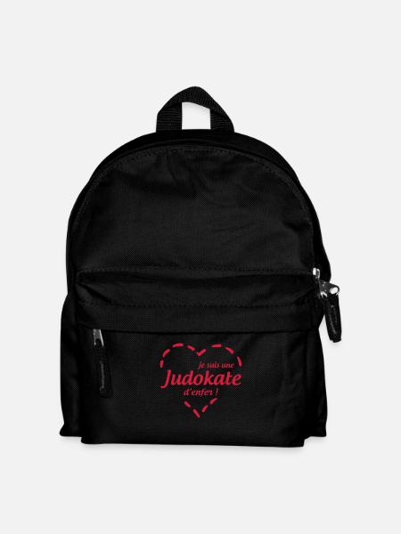 Judo / Judoka / Sport / Kampfkünste / Kampf - Kinder Rucksack - Schwarz
