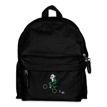 Motorrad wasser witzig - Kinder Rucksack - Schwarz - Vorne