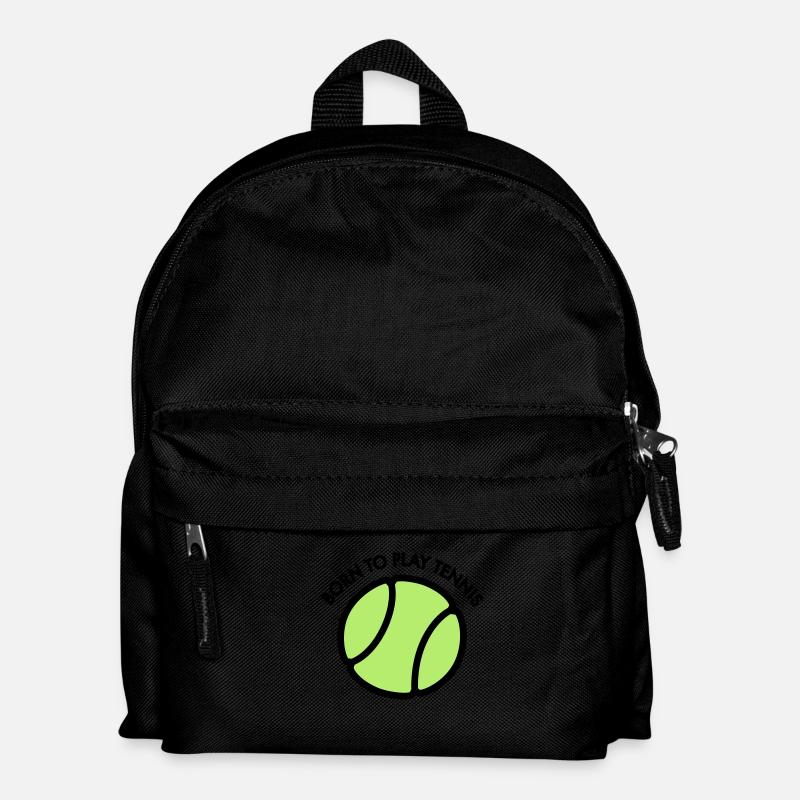 Tennis - Kinder Rucksack - Schwarz