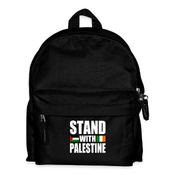 Stand with palestine - Sac à dos Enfant - noir - Devant