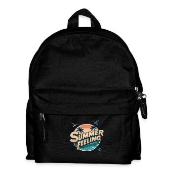 Sommer Gefühl - Kinder Rucksack - Schwarz - Vorne