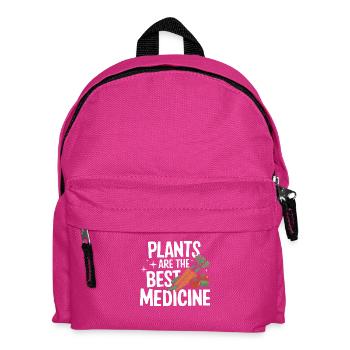 Vegetarian Vegan Veggie Vegetarian - Kids' Backpack - fuchsia - Front