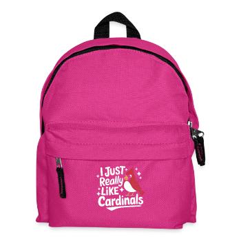 Kardinal Rotkardinal Vogel Roter Kardinal - Kinder Rucksack - Fuchsia - Vorne