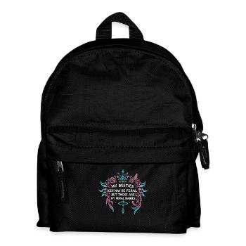 My Besties Kids May Be Feral - Kids' Backpack - black - Front