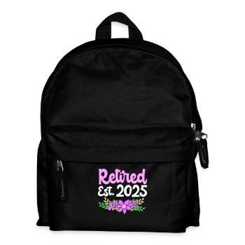 Retirement 2025 Pensioner Pension Pensioner - Kids' Backpack - black - Front