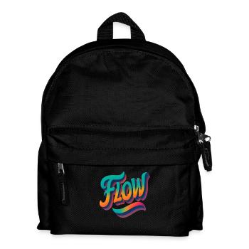 Let It Flow - Kids' Backpack - black - Front