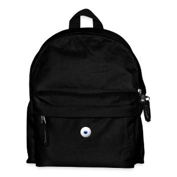Halloween starrendes Monster Auge Augen - Kinder Rucksack - Schwarz - Vorne