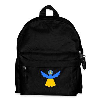 Ukraine - Kids' Backpack - black - Front