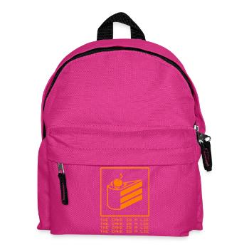 THE CAKE IS A LIE - Kinder Rucksack - Fuchsia - Vorne