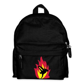 Breakdancer in the fire - Kids' Backpack - black - Front