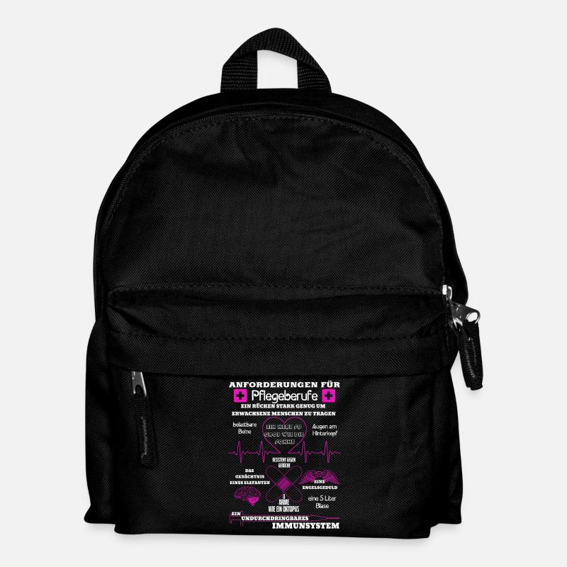 Anforderungen für Pflegeberufe - Kinder Rucksack - Schwarz