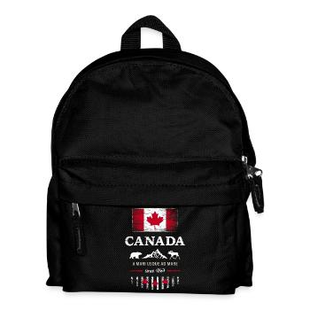Canada Ottawa Maple Leaf Maple Leaf Canada America - Kids' Backpack - black - Front