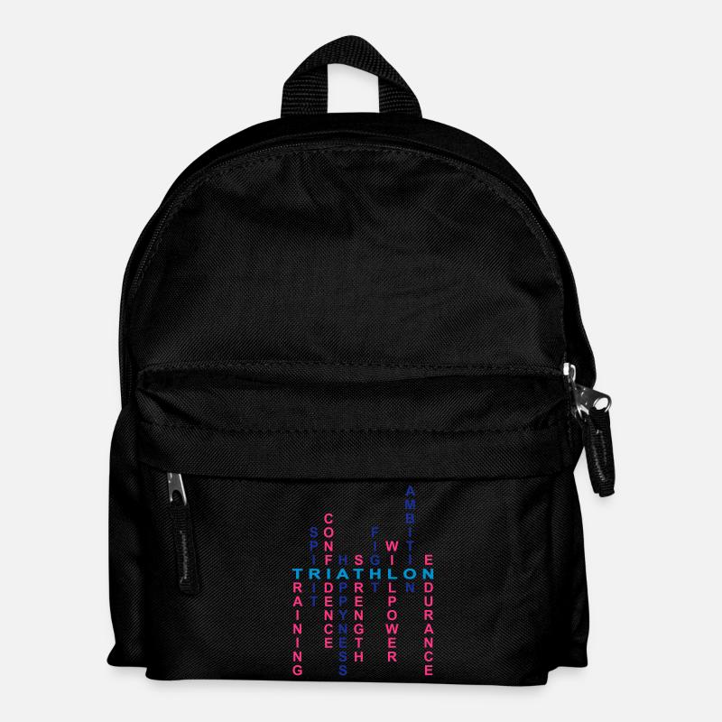 Triathlon - Kinder Rucksack - Schwarz