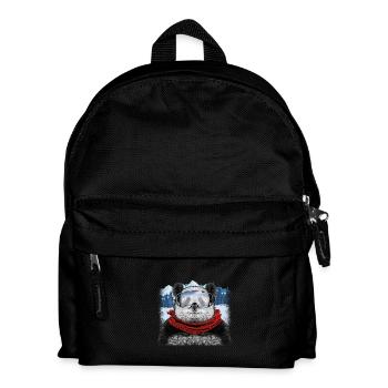 ski panda - Kids' Backpack - black - Front