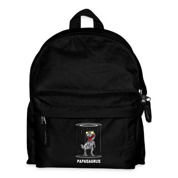 Papasaurus Rex - Fête des pères Herrentag Mannertag Papa - Sac à dos Enfant - noir - Devant