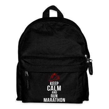 Marathon Sportart Geschenk Sport Diziplin - Kinder Rucksack - Schwarz - Vorne
