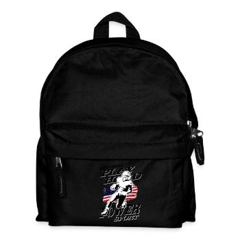American Football - Kinder Rucksack - Schwarz - Vorne