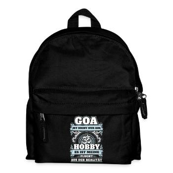 Goa - Nicht nur Hobby - Kinder Rucksack - Schwarz - Vorne
