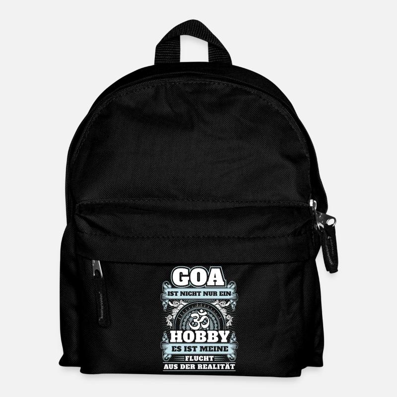 Goa - Nicht nur Hobby - Kinder Rucksack - Schwarz
