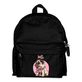 Sweet pug - Kids' Backpack - black - Front