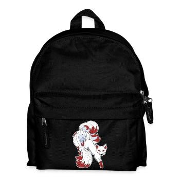 Nine-tailed fox - Kids' Backpack - black - Front
