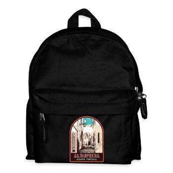 Albufeira Algarve Portugal, pitoresque summer sun - Kids' Backpack - black - Front