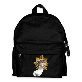 | David with Halo Michelangelo - Kids' Backpack - black - Front