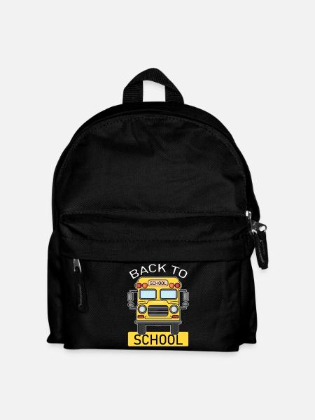 Back to school School start school bus - Kids' Backpack - black