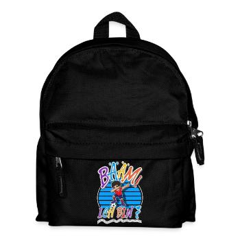 7. Geburtstag Kinder Fußball - Kinder Rucksack - Schwarz - Vorne