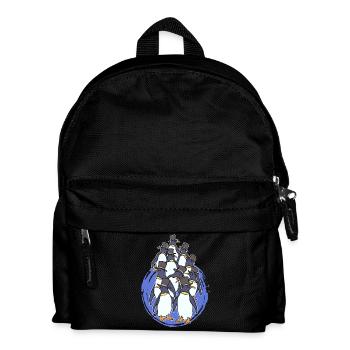 Kalt Eis Pinguin Tier Antarktis Seevogel - Kinder Rucksack - Schwarz - Vorne