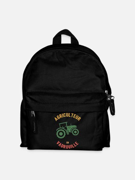 Bauer in Mop - Kinder Rucksack - Schwarz