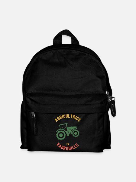 Farmer in Mop - Kids' Backpack - black