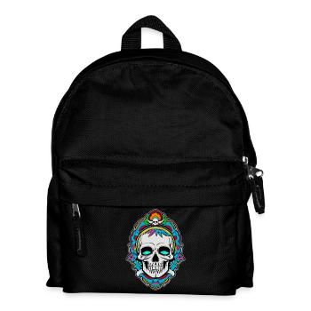 Totenkopf - Kinder Rucksack - Schwarz - Vorne