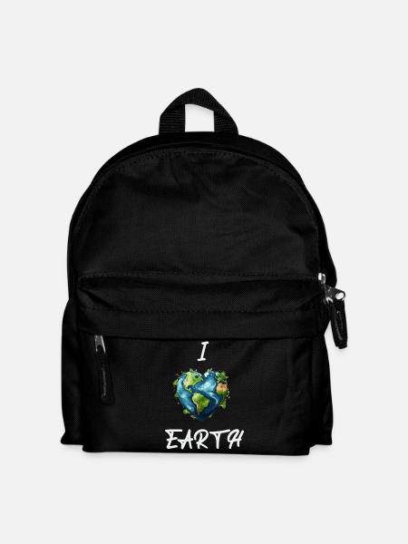 Ich liebe das Licht der Erde - Kinder Rucksack - Schwarz