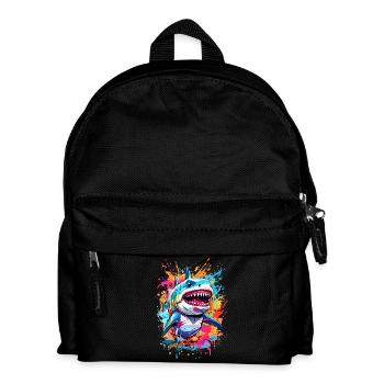 Shark - Kids' Backpack - black - Front