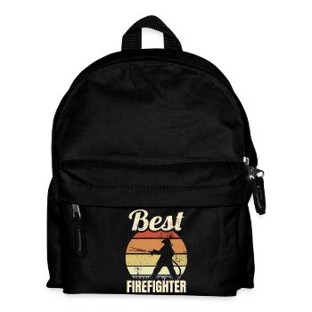 Great firefighter - Kids' Backpack - black - Front
