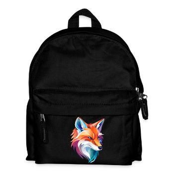 Fuchs Design - Kinder Rucksack - Schwarz - Vorne