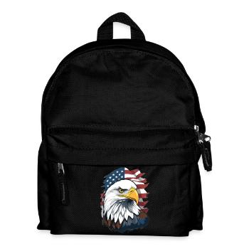 Pygargue à tête blanche - Sac à dos Enfant - noir - Devant