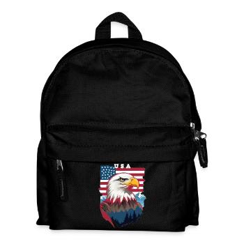 Pygargue à tête blanche - Sac à dos Enfant - noir - Devant