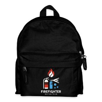 L’association des pompiers est plus qu’une passion - Sac à dos Enfant - noir - Devant