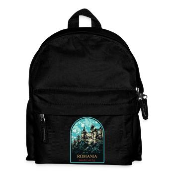 Entdecken Sie das Geheimnis von Schloss Bran - Kinder Rucksack - Schwarz - Vorne