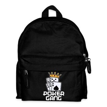 Poker Statement Casino Card Game Gambling - Kids' Backpack - black - Front