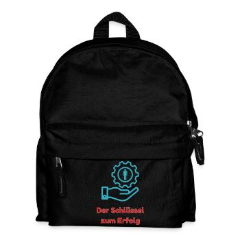 The key to success - Kids' Backpack - black - Front